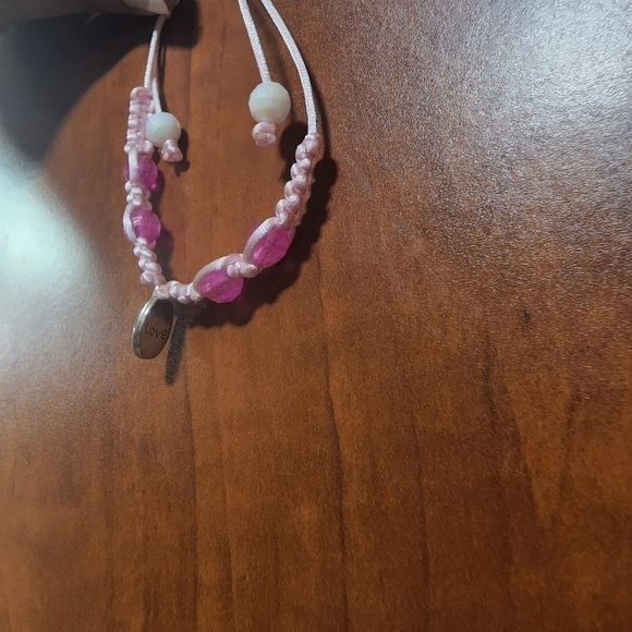 𝅺handmade Adjustable Bead Bracelets Pink - Picture 8 of 13